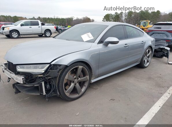 WAU2FAFC5HN106910 2017 AUDI S7 Light Blue Przód lewy