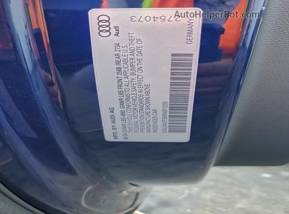WAU4AGF56RN011205 2024 AUDI OTHER Blue ძრავის განყოფილების ხედი
