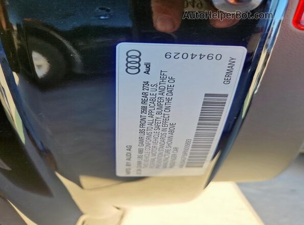WAU5AGF59RN005693 2024 AUDI OTHER Black Vista del compartimento del motor