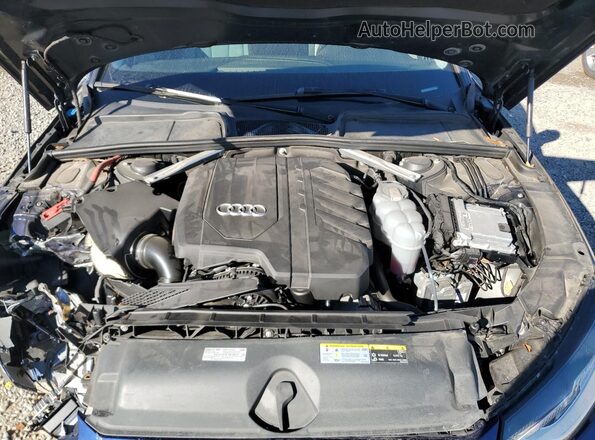 WAUABAF43MA087338 2021 AUDI OTHER Blue Вид задньої частини салону