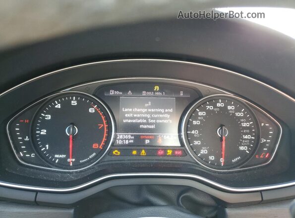 WAUABAF43MA087338 2021 AUDI OTHER Blue Вид щитка приладів