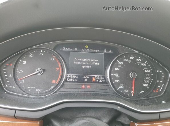 WAUABAF45NN000307 2022 AUDI OTHER Blue ხელსაწყოთა პანელის ხედი