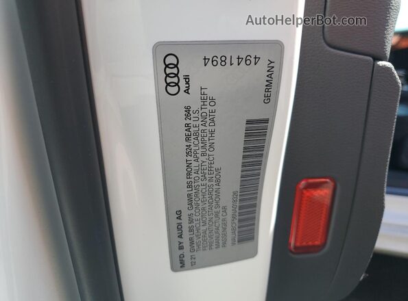WAUABCF56NA018326 2022 AUDI OTHER Белый Вид подкапотного пространства
