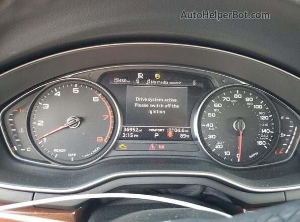 WAUABCF56NA018326 2022 AUDI OTHER Белый Вид щитка приборов