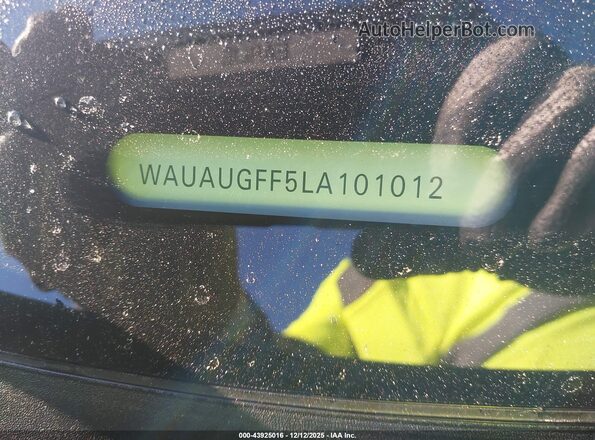 WAUAUGFF5LA101012 2020 AUDI OTHER Blue 