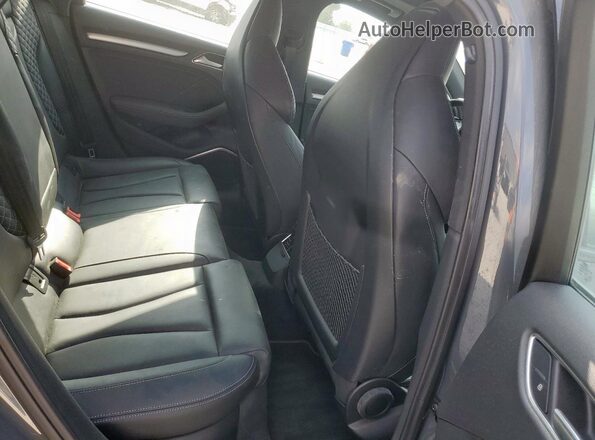 WAUB1GFF1J1030675 2018 AUDI S3 Charcoal Rear seats view