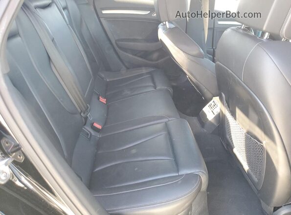 WAUB1GFF2G1118255 2016 AUDI S3 Black Вид задніх сидінь