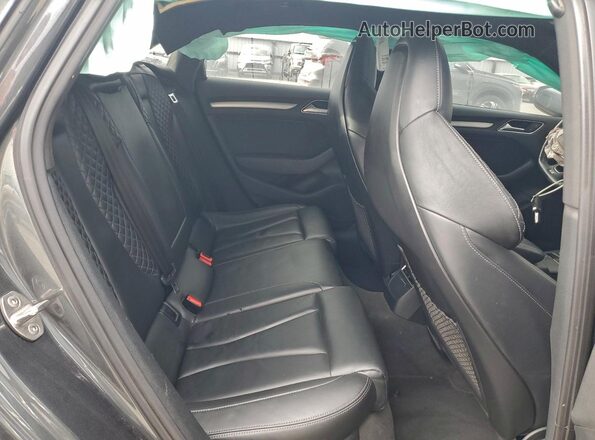 WAUB1GFF2H1017637 2017 AUDI S3 Gray Rear seats view