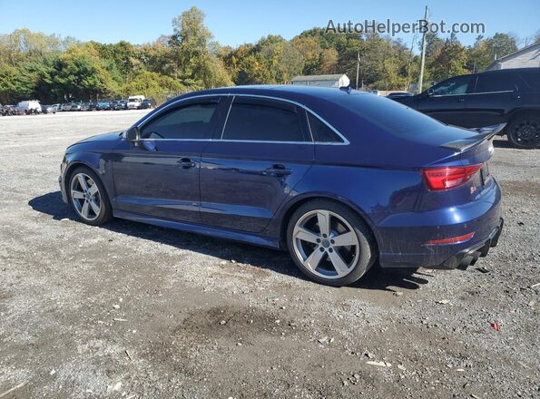 WAUB1GFF5H1026977 2017 AUDI S3 Синий Задняя левая четверть