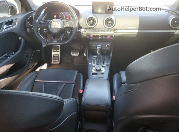 WAUB1GFF5H1026977 2017 AUDI S3 Синий Вид панели приборов
