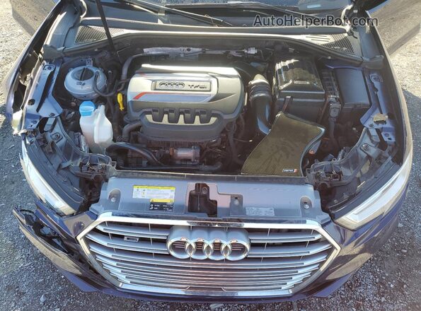 WAUB1GFF5H1026977 2017 AUDI S3 Синий Вид задней части салона