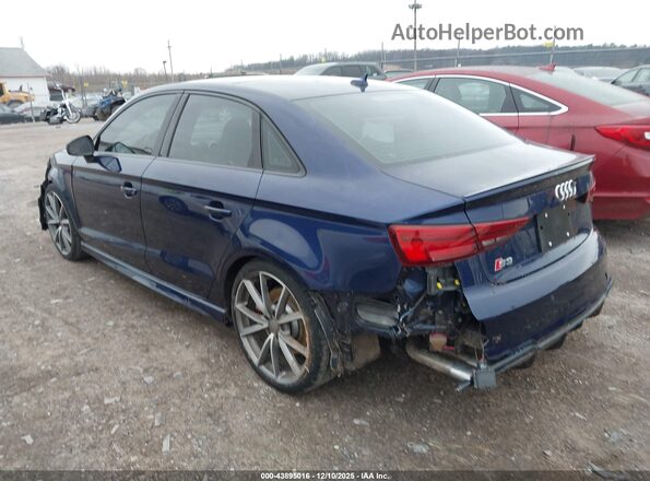 WAUB1GFF8J1022993 2018 AUDI S3 Blue Հետևի ձախ