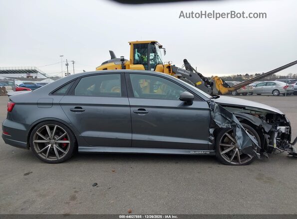 WAUB1GFF8J1083258 2018 AUDI S3 Gray Widok wnętrza z tyłu