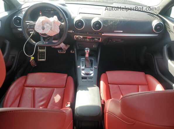 WAUB1GFFXJ1064081 2018 AUDI S3 Gray Առջևի վահանակի տեսք
