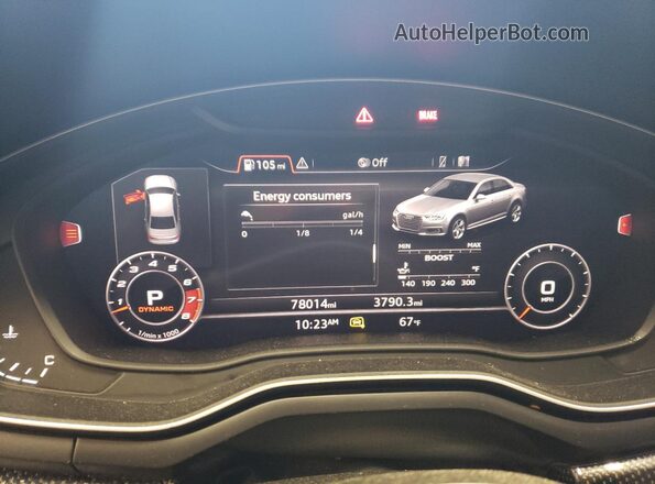 WAUB4AF40JA223032 2018 AUDI S4 Black 