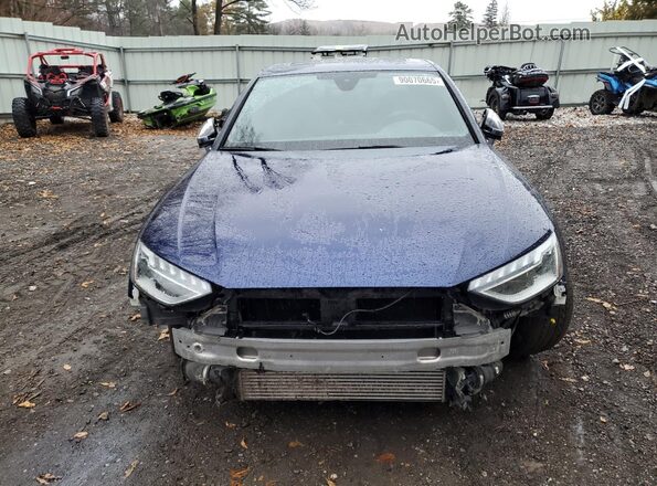 WAUB4AF41MA063649 2021 AUDI S4 Синий Вид спереди