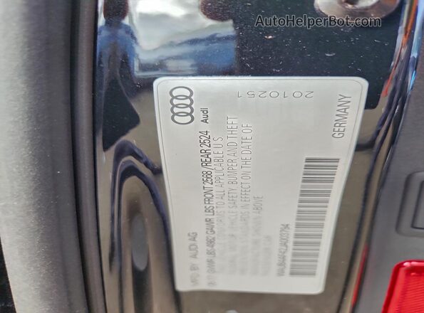 WAUB4AF42JA003794 2018 AUDI S4 Black 