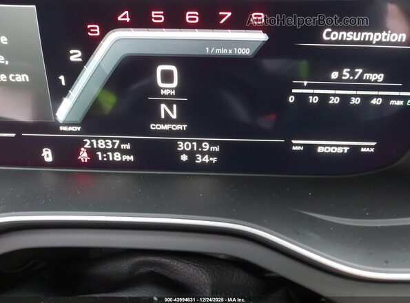WAUB4AF43RA010880 2024 AUDI S4 Gray 