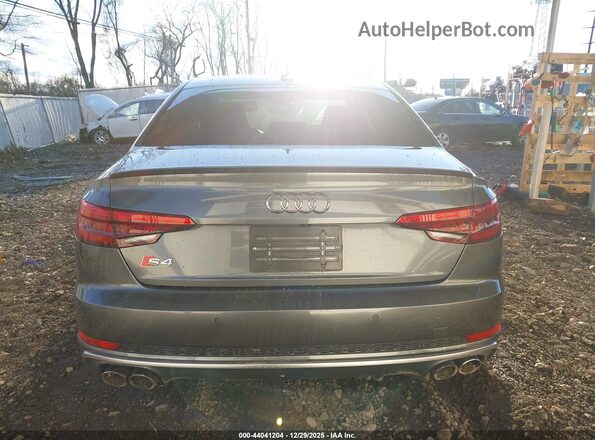 WAUB4AF45JA001991 2018 AUDI S4 Gray 