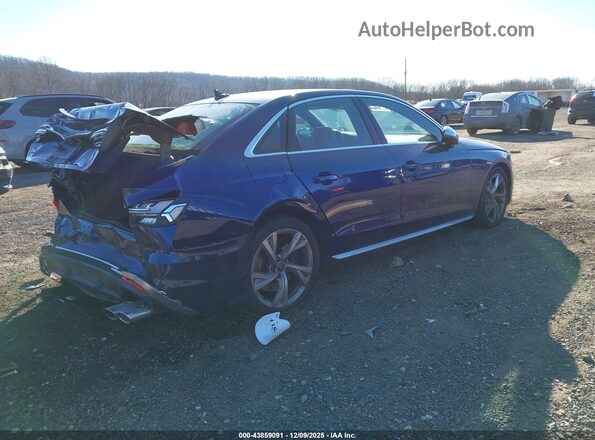 WAUB4AF46MA058379 2021 AUDI S4 Blue Rear right