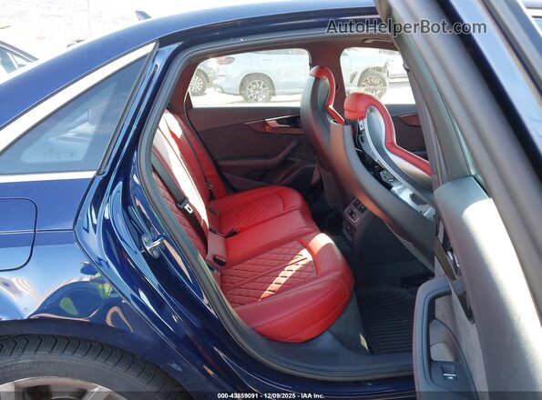 WAUB4AF46MA058379 2021 AUDI S4 Blue VIN sticker view