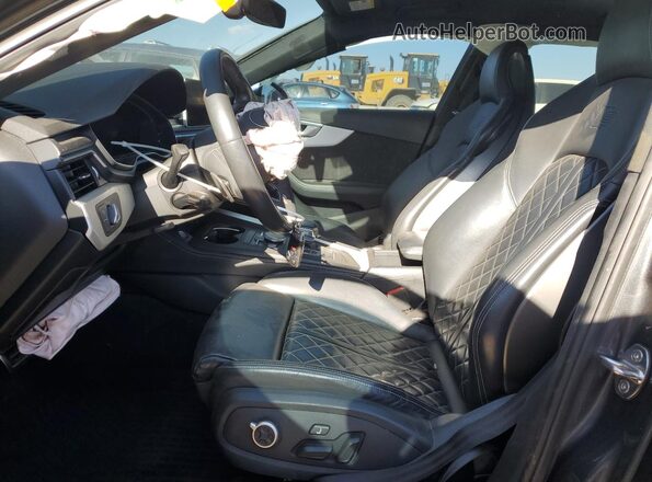 WAUB4AF47KA116240 2019 AUDI S4 Gray Front interior view