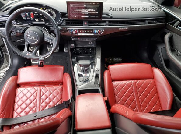 WAUB4AF47LA043002 2020 AUDI S4 White Widok deski rozdzielczej