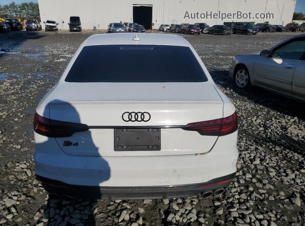 WAUB4AF47LA043002 2020 AUDI S4 White Widok z tyłu