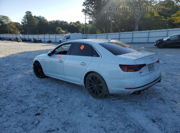 WAUB4AF48JA200369 2018 AUDI S4 Белый Задняя левая четверть