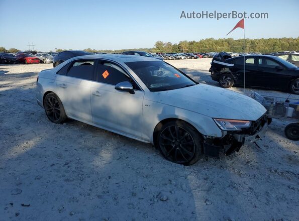 WAUB4AF48JA200369 2018 AUDI S4 Белый Передняя правая четверть