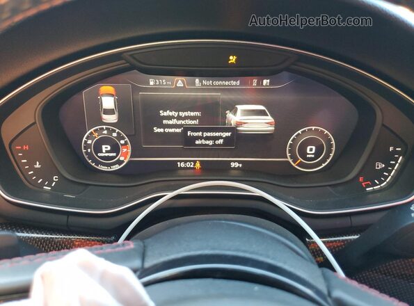 WAUB4AF49KA002207 2019 AUDI S4 Белый Вид подкапотного пространства