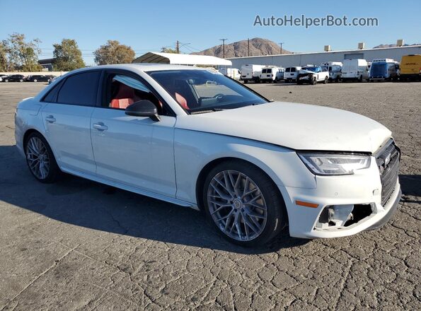 WAUB4AF49KA002207 2019 AUDI S4 Белый Передняя правая четверть
