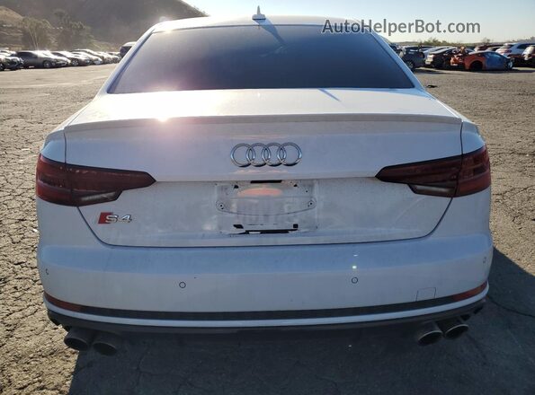 WAUB4AF49KA002207 2019 AUDI S4 Белый Вид сзади