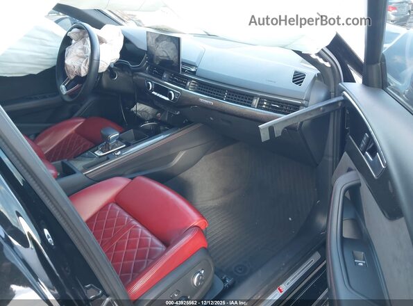 WAUB4AF4XMA064797 2021 AUDI S4 Black Вид салону спереду