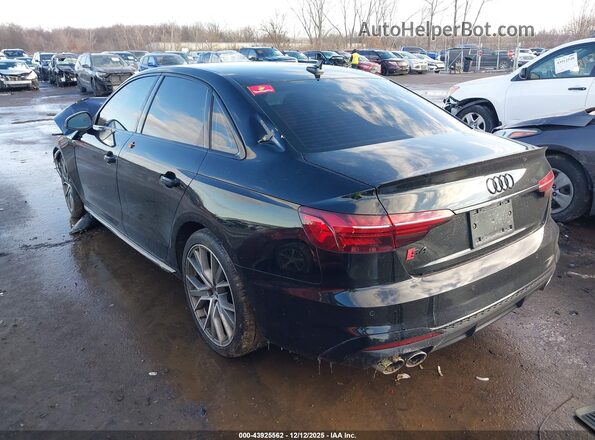 WAUB4AF4XMA064797 2021 AUDI S4 Black Задня ліва чверть