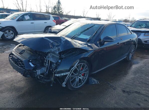WAUB4AF4XMA064797 2021 AUDI S4 Black Передня ліва чверть