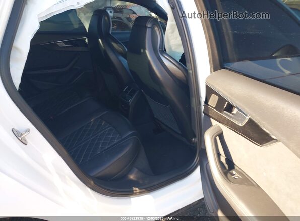 WAUB4AF4XPA050953 2023 AUDI S4 White VIN კოდის სტიკერის ხედი