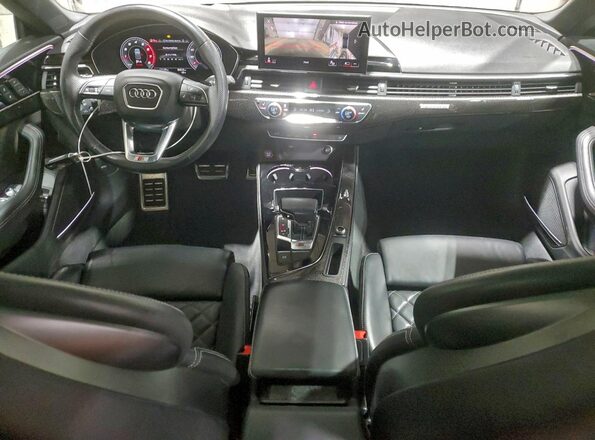 WAUB4CF58MA023461 2021 AUDI S5 Gray Առջևի վահանակի տեսք