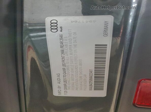 WAUB4CF58MA023461 2021 AUDI S5 Gray Շարժիչի բաժամունքի տեսք