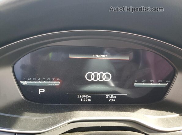 WAUB4CF58PA005580 2023 AUDI S5 White Вид щитка приладів