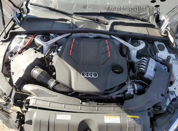 WAUB4CF58PA005580 2023 AUDI S5 White Вид задньої частини салону