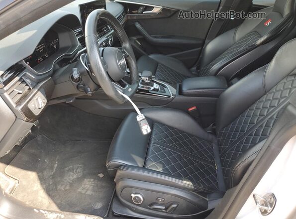 WAUB4CF5XLA002562 2020 AUDI S5 White Вид салону спереду