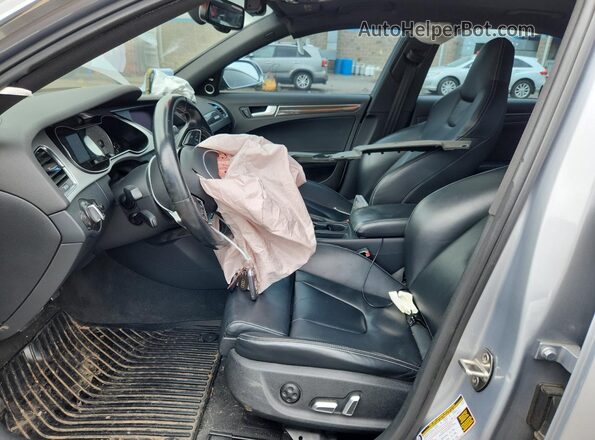 WAUBGAFL5GA009807 2016 AUDI S4 Silver Widok wnętrza z przodu
