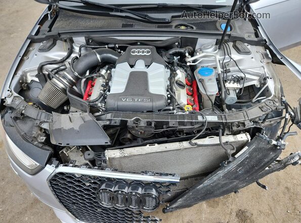 WAUBGAFL5GA009807 2016 AUDI S4 Silver Widok wnętrza z tyłu