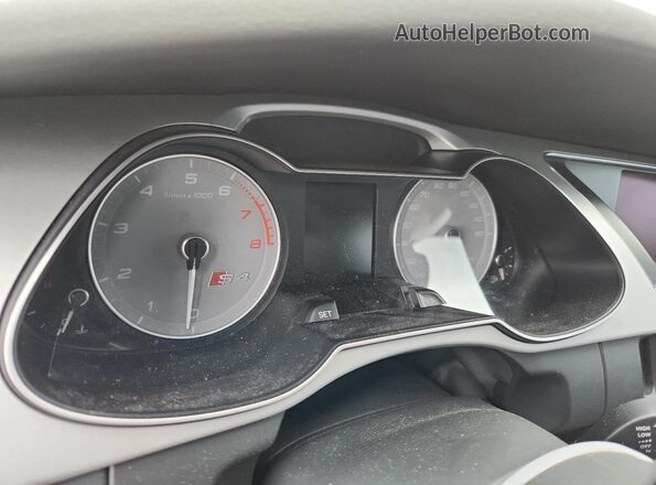 WAUBGAFL5GA009807 2016 AUDI S4 Silver Widok zestawu wskaźników