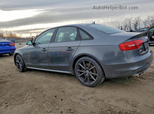 WAUBGAFL6GA009332 2016 AUDI S4 Gray Trasero izquierdo