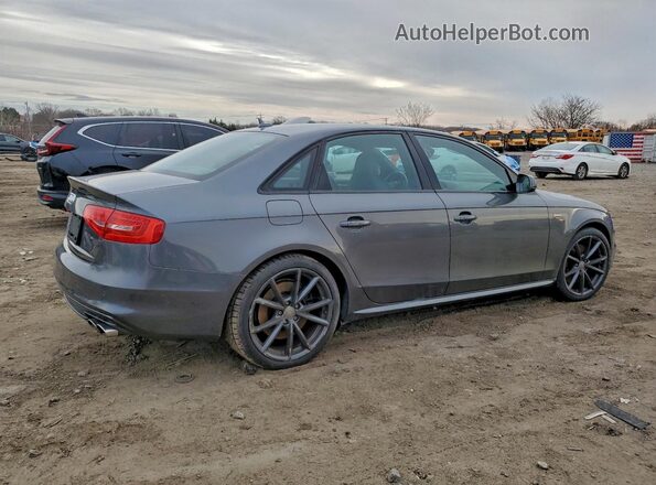 WAUBGAFL6GA009332 2016 AUDI S4 Gray Trasero derecho