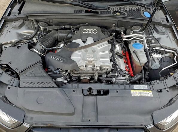 WAUBGAFL6GA009332 2016 AUDI S4 Gray Vista interior trasera