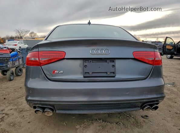 WAUBGAFL6GA009332 2016 AUDI S4 Gray Vista trasera