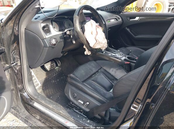 WAUBGAFL7GA010439 2016 AUDI S4 Black Widok wnętrza z przodu